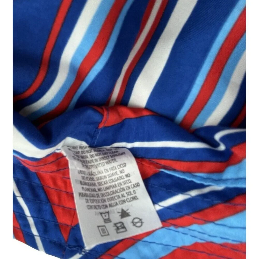 UV Skinz UPF 50 Reversible Bucket Hat Kids 3T Striped Sunwear Protect